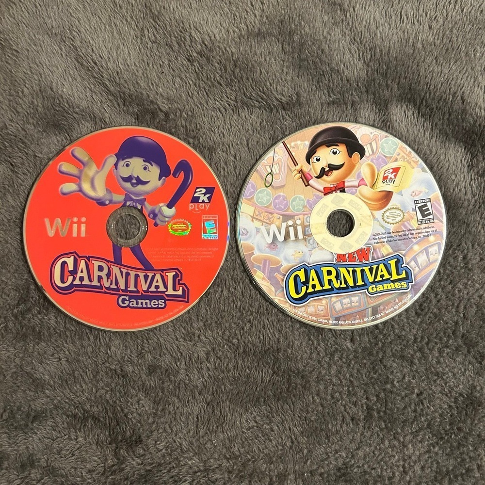 Wii Carnival Games & New Carnival Games (Disc Only) – Tested